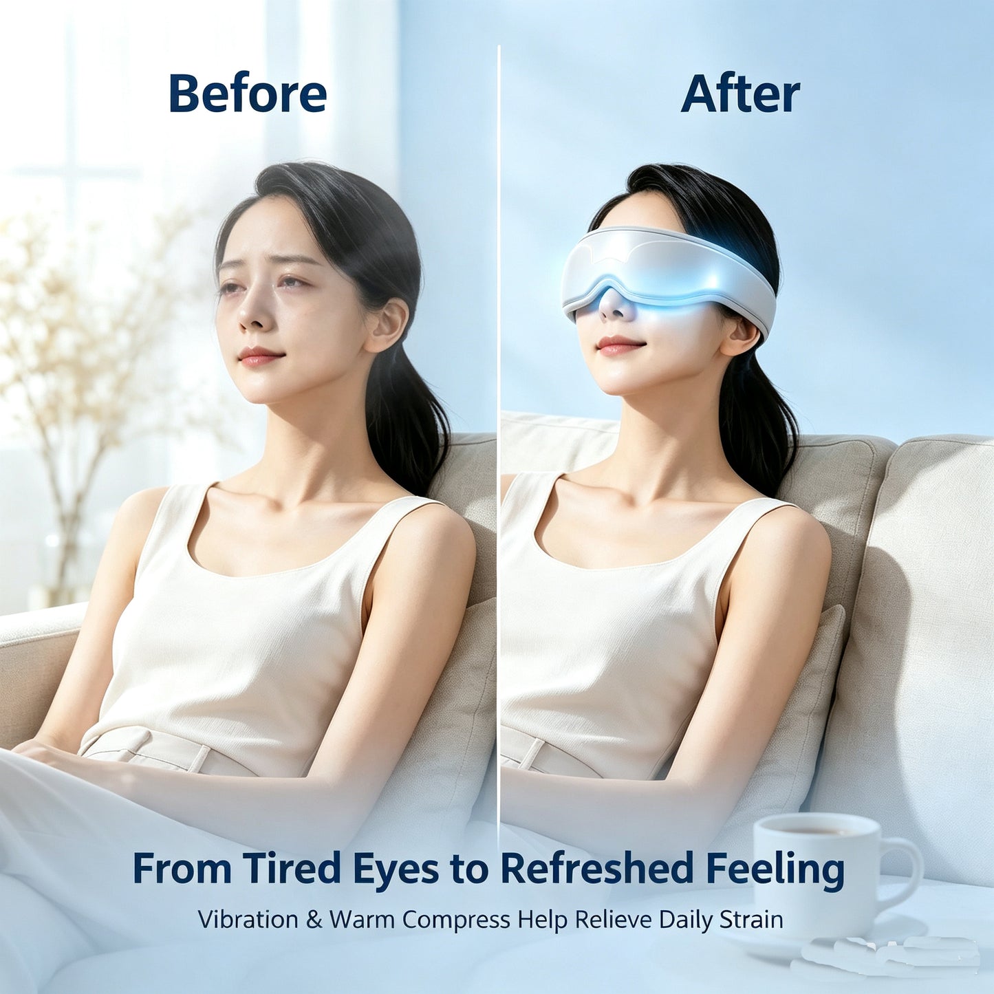 Eye Mask - heated eye mask, dry eye relief, warm compress