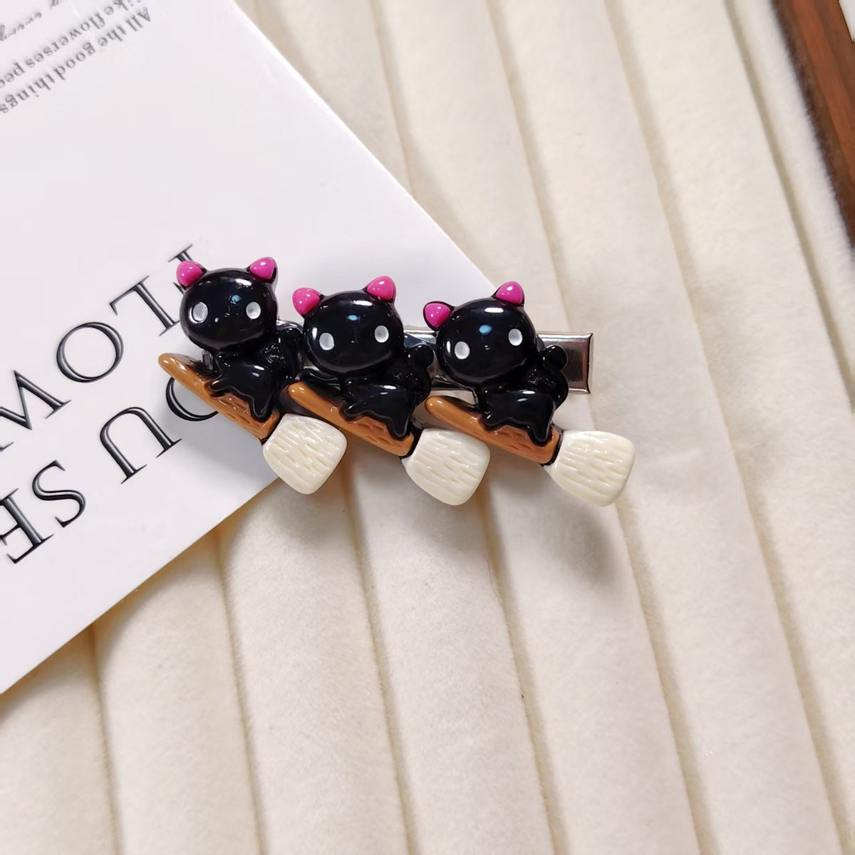 Halloween Witch Hat Hair Clip | Pumpkin Ghost Party Accessory for Kids