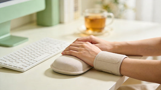 How to relieve carpal tunnel wrist pain from typing: neutral-position wrist support, hand massage, arm release, and setup fixes that actually help.