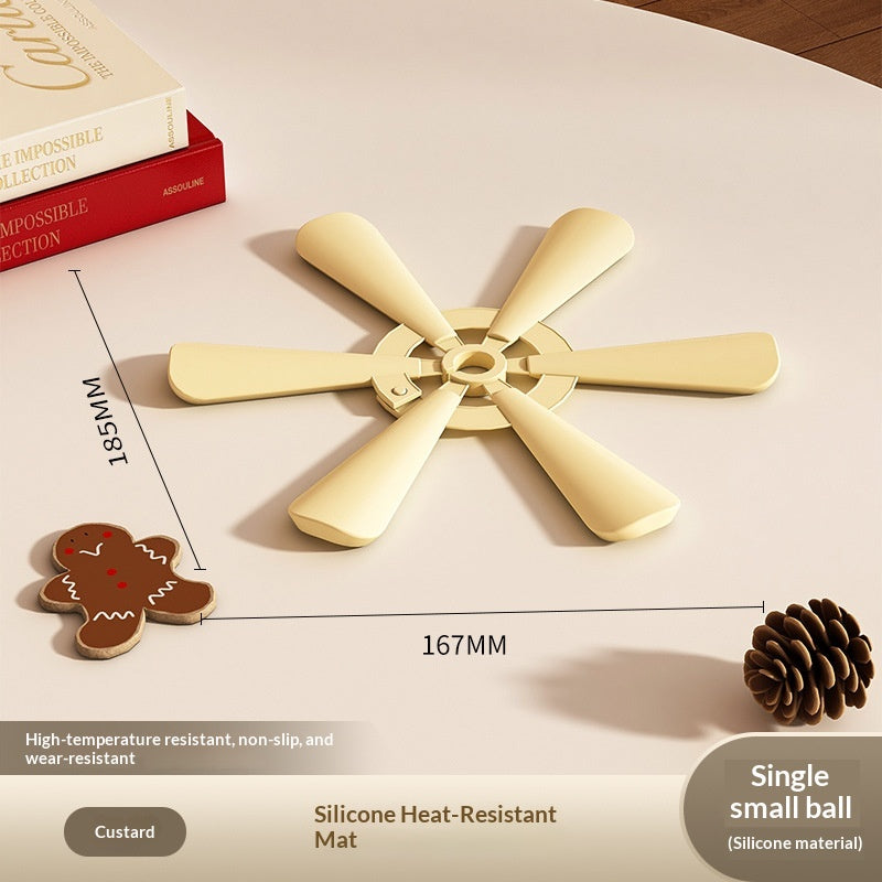Christmas Tree Silicone Trivet | Heat-Resistant Holiday Table Mat