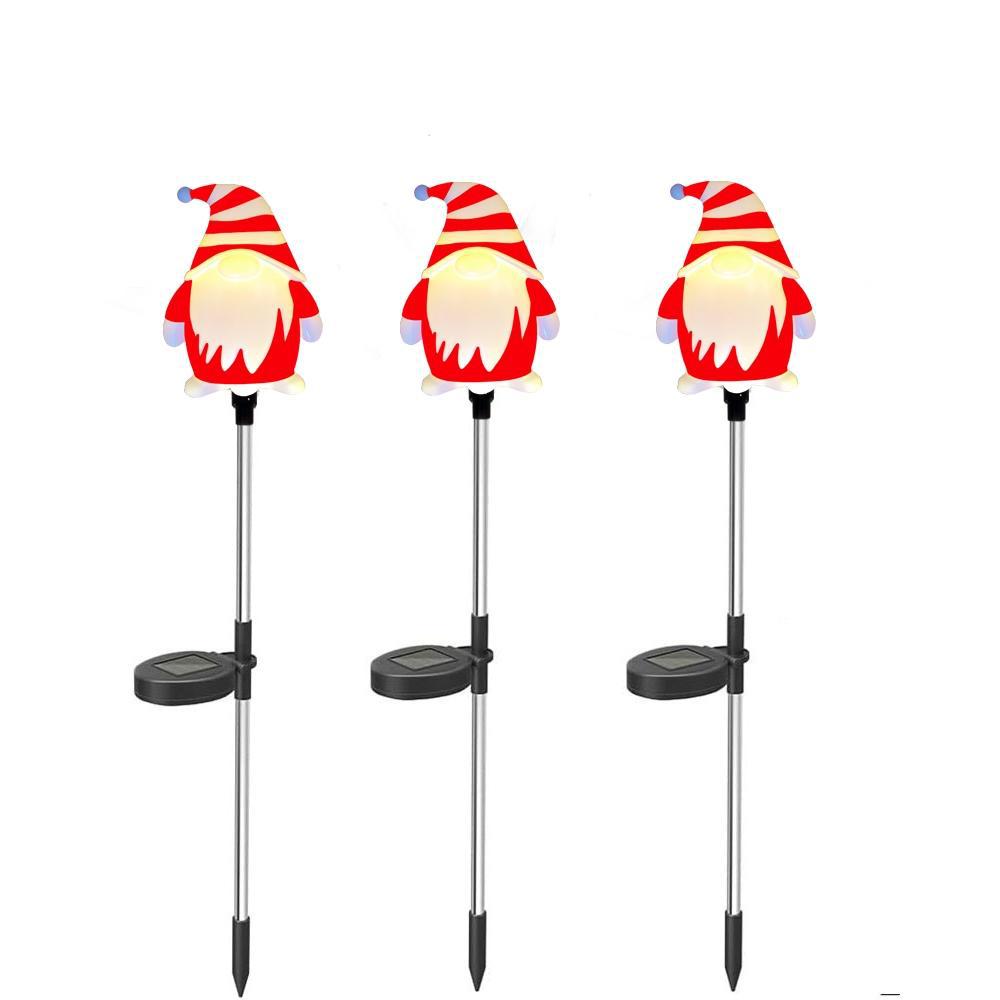 Solar Snowman Ground Lamp | Light-Up Outdoor Christmas Decor