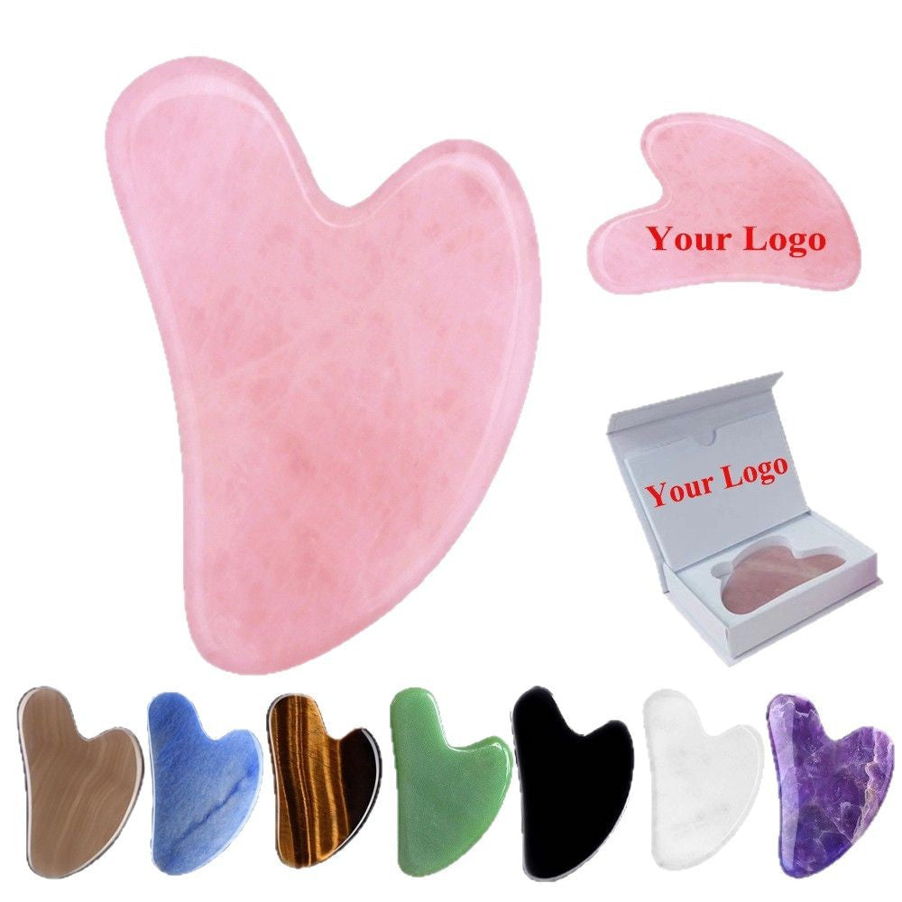 Heart-Shaped Crystal Gua Sha Tool | Facial Massage & Skin Care