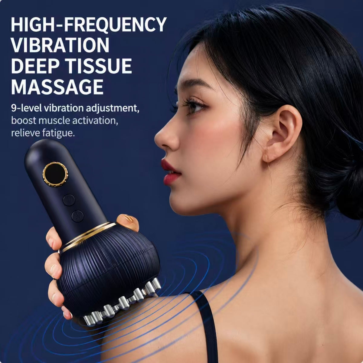 Electric Meridian Gua Sha Massager | Full-Body Scraping Tool with Heat
