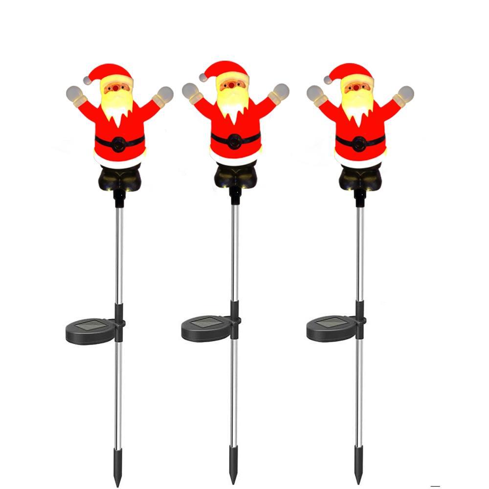 Solar Snowman Ground Lamp | Light-Up Outdoor Christmas Decor