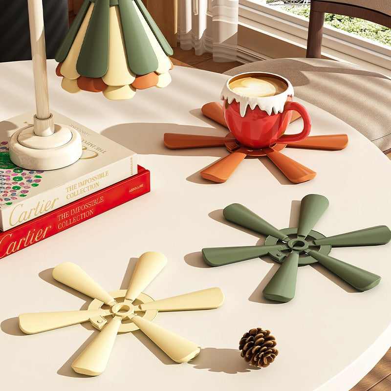 Christmas Tree Silicone Trivet | Heat-Resistant Holiday Table Mat