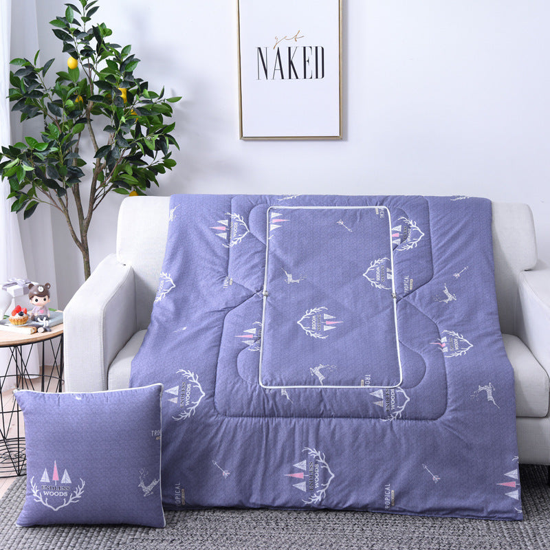 2-in-1 Travel Pillow Blanket | Compact Comfort Set