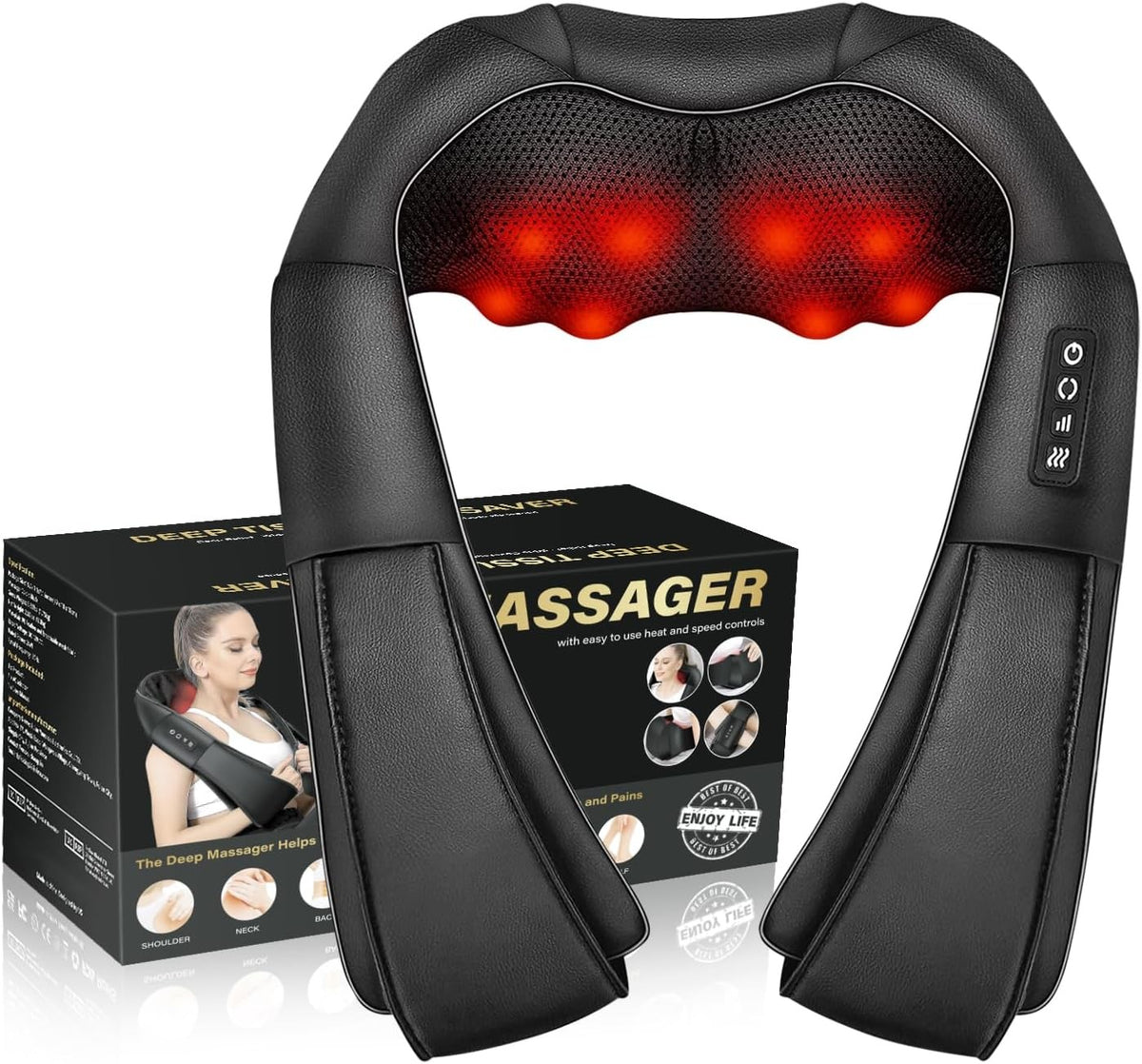 Back Massager - back massager, shiatsu massager, neck shoulder massager