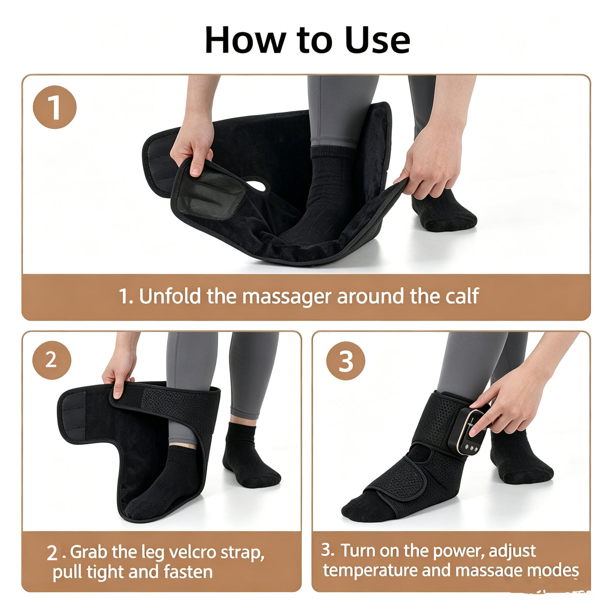 Foot Massager - air compression massager, foot massager, ankle recovery