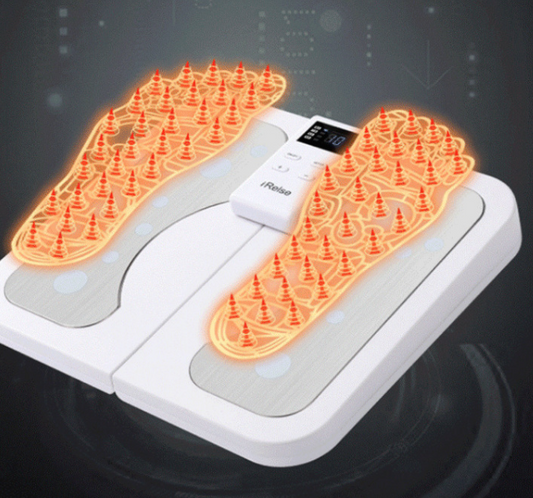 Electric Shiatsu Foot Massager with Heat Therapy for Plantar Fasciitis Relief