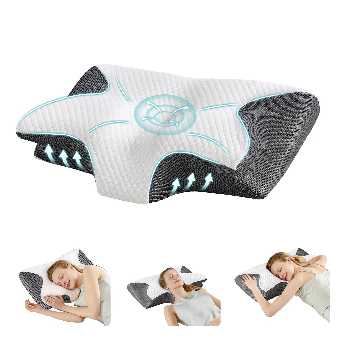 Cervical Neck Stretcher Pillow - Cervical Spine Traction for Pain Relief