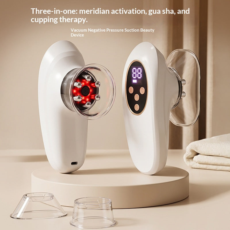 3-in-1 Gua Sha & Cupping Massager | Electric Meridian Tool