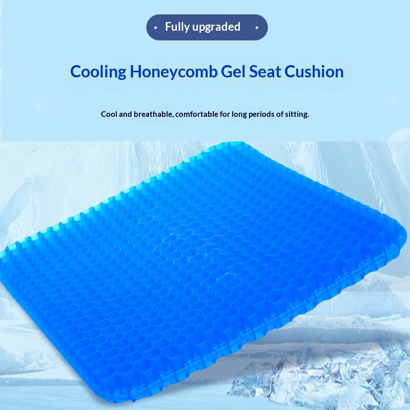Gel Seat Cushion | Breathable Cooling Pad for Office Chairs