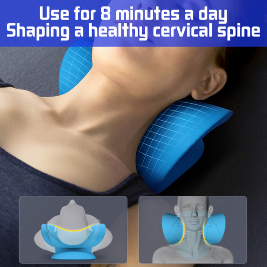 Cervical Neck Stretcher Pillow for Cervical Spine Traction and Pain Relief