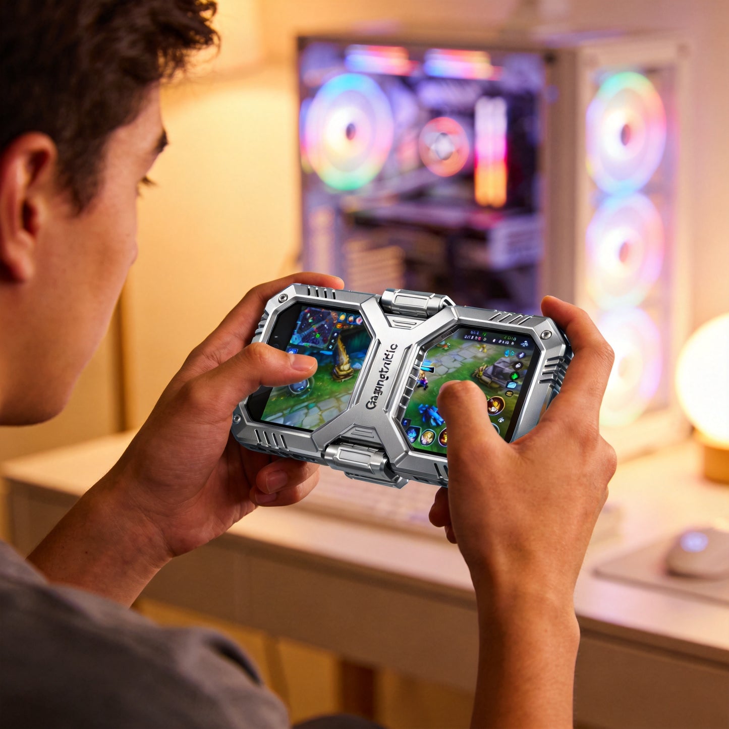 Cooling Phone Case - Lifestyle - Gaming Setup